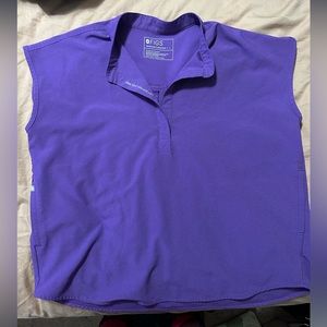 Figs Rafaela scrub top. Large. Ultra Violet.